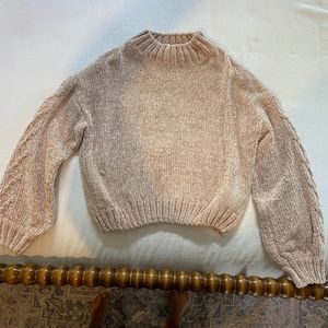 Princess Polly Pink Mock Neck Sweater